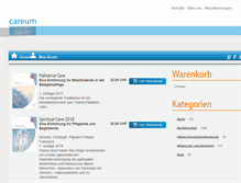 Tablet Screenshot of careum-verlag.ch